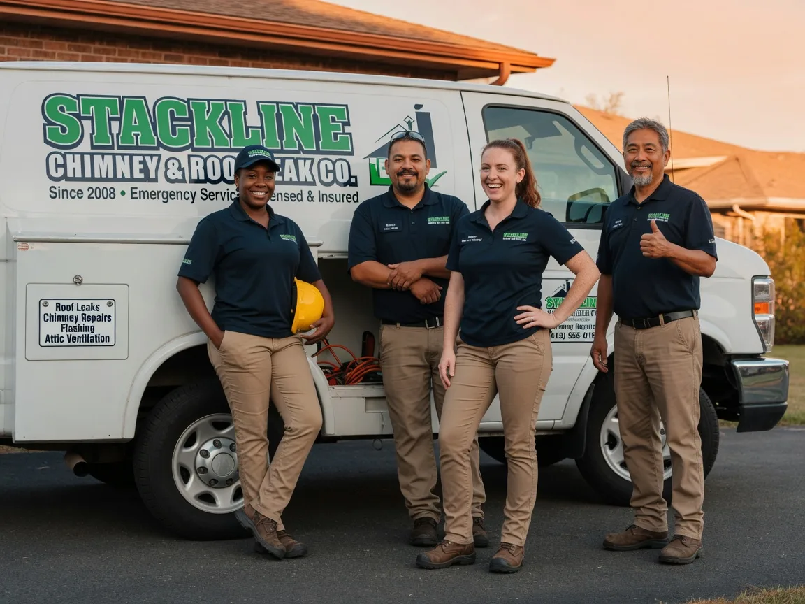 Chimney flashing repair company in Icard, NC